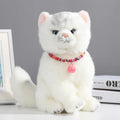 Coloured adjustable nylon pet collar with ethnic pattern, plastic quick-release buckle, and small bell.