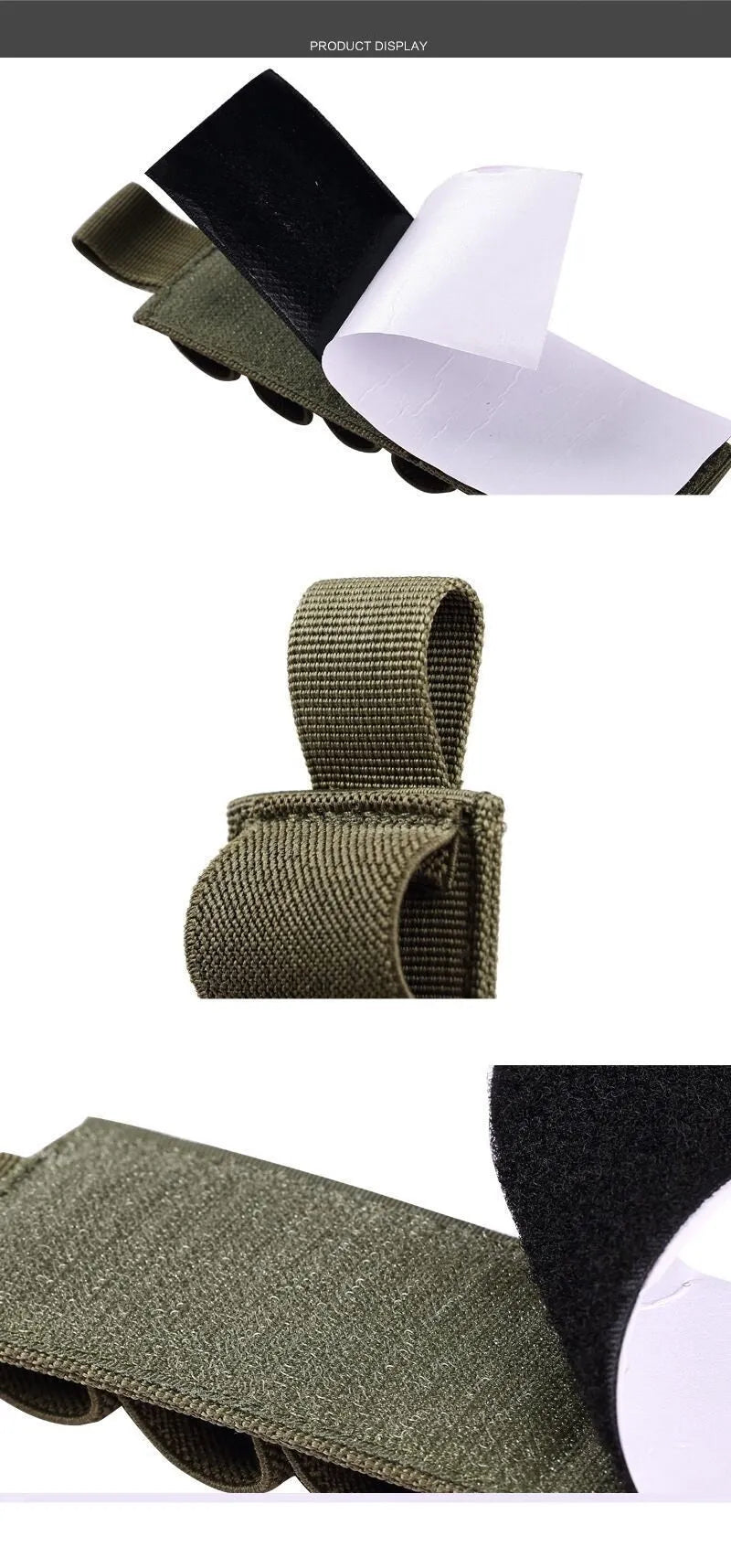 Tactical 6-hole storage organiser in 1000D nylon fabric showing six compartments