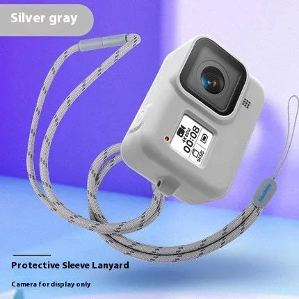 GoPro Hero8 Black silicone protective sleeve with anti-lost carrying strap accessories