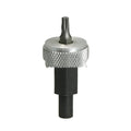Ignition module wrench tool with carbon steel handle and aluminium knobs for removing distributor bolts.