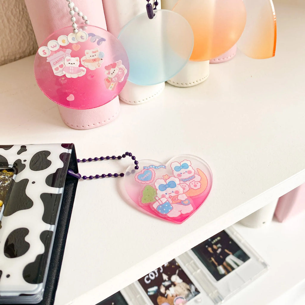 Pack of cartoon style PVC waterproof stickers for decorating agenda notebooks and office stationery