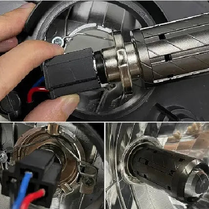 LED headlight conversion bulb for Chunfeng 150NK motorcycles with integrated far and near beam functions