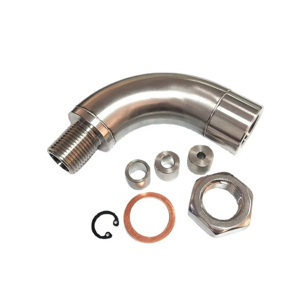Car M18 1.5 temperature sensor adapter flow valve with automotive threading for temperature monitoring