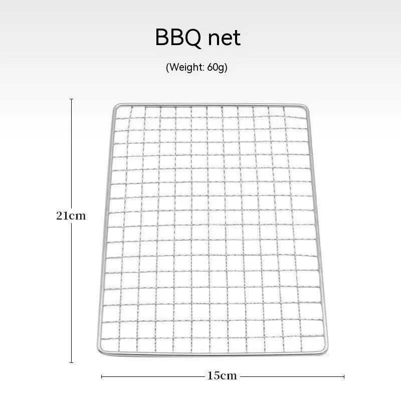 Folding stainless steel barbecue oven with large grill plate and storage bag.