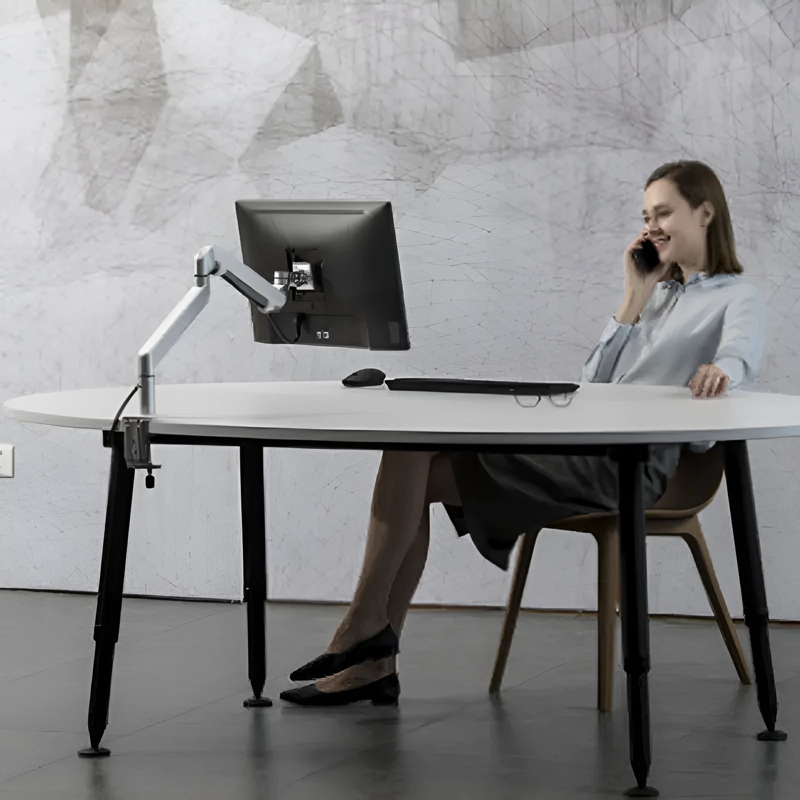 Hover Notebook Air Pressure Arm Bracket aluminium alloy computer stand in silver or black