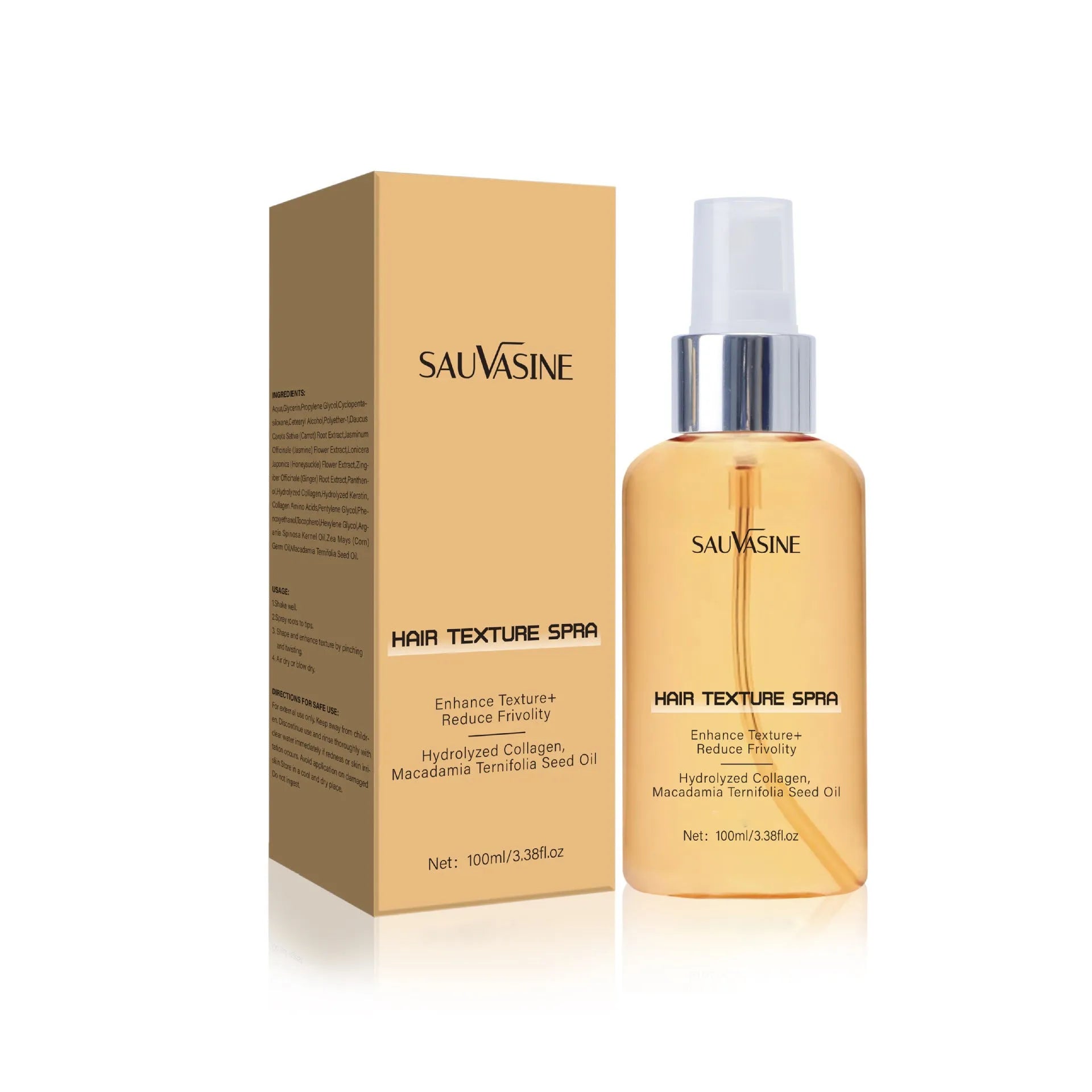 SWX-248 100ml frizz reduction and scalp moisturising hair spray bottle