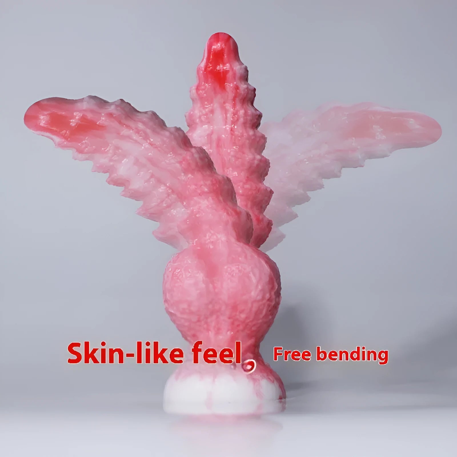 Pink platinum silicone shaped penis masturbation device for women, showing Berserker S and M size options.