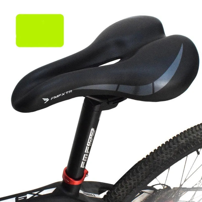 3147 hollow design bicycle saddle cushion measuring 270mm by 180mm with double rail mounting system