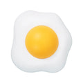 Interactive catnip ball toy in fried egg and poached egg shapes with natural filling
