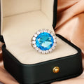 Italian court retro hollow brass women's ring with white steel plating in KYRA0406 colour