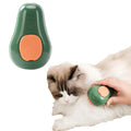 Green and white rechargeable cat steam brush with water spray and silicone grooming teeth