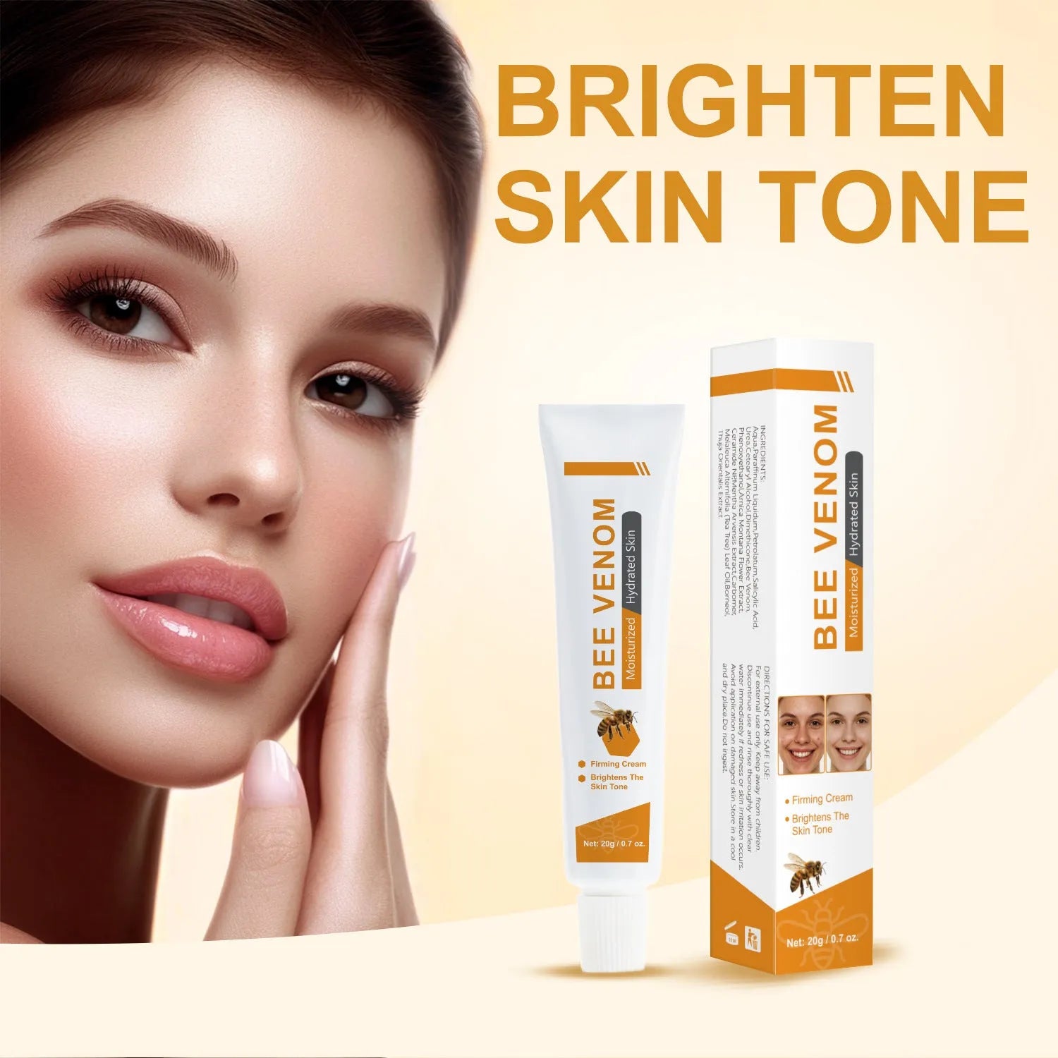 Bee Facial Neck Cream 20g skincare product for face and neck moisturisation