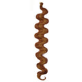 Wine red big wave synthetic wig measuring 24 inches long