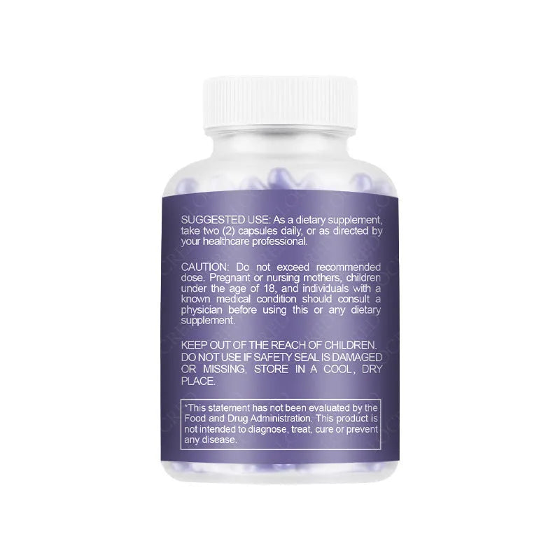 60-count bottle of vaginal capsules with herbal extract formula for adult intimate health