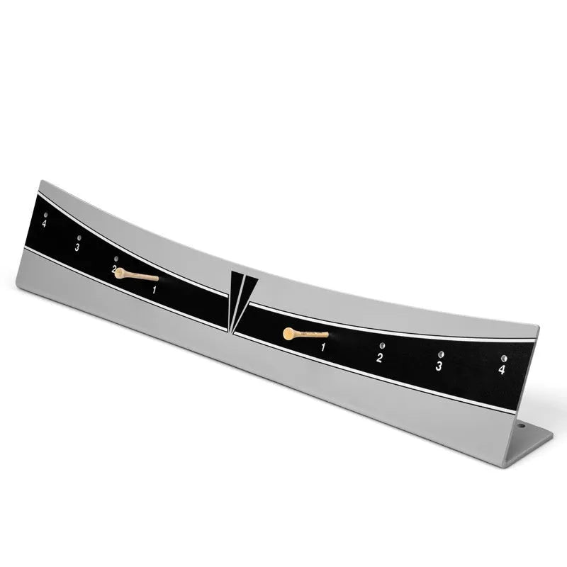 Adjustable golf putter balance simulator with PVC frame for stroke training.
