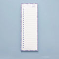 A5 spiral-bound notepad with cartoon bunny cover, showing plastic binding and 90x248mm size.