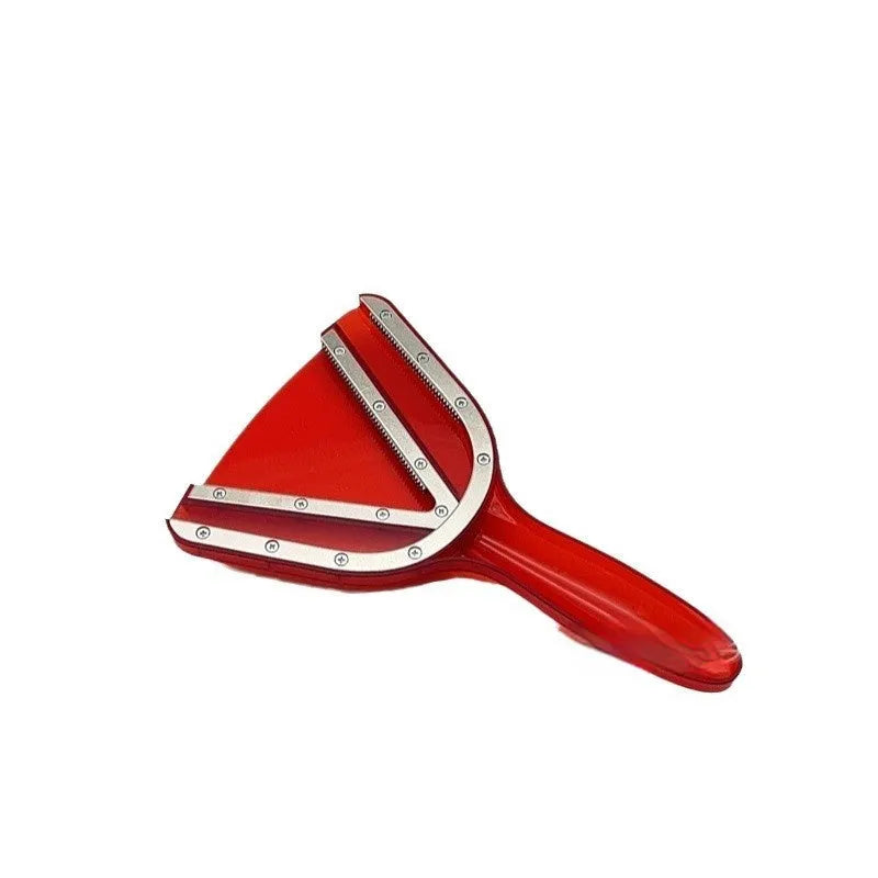 Telescopic adjustable can opener and bottle opener with non-slip handle in red, clear, or grey.