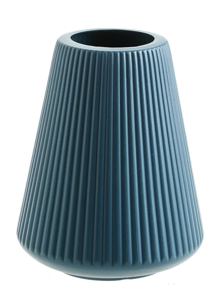 Colourful melamine plastic flower vase for home decor and office styling