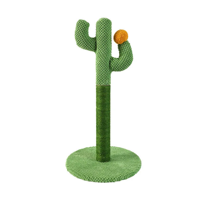 Cactus cat scratch board sisal climbing pole or coconut tree design scratching board for cats