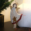 Hand-painted wooden door hanger pendant with carved letters, love heart, and XINGX designs in American country style.