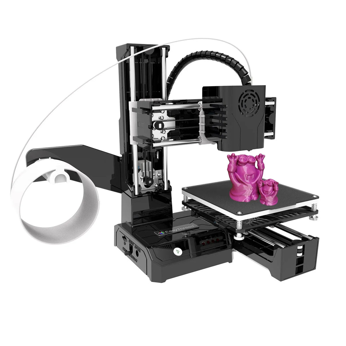 Mini desktop 3D printer with 100x100mm print size for PLA filament creation