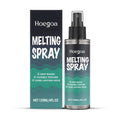 120ml bottle of water-based melting spray hair gel with acrylic copolymer formulation