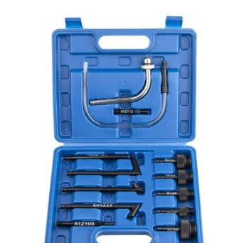Automatic transmission oil refuelling kit with thirteen pieces and wave box connector