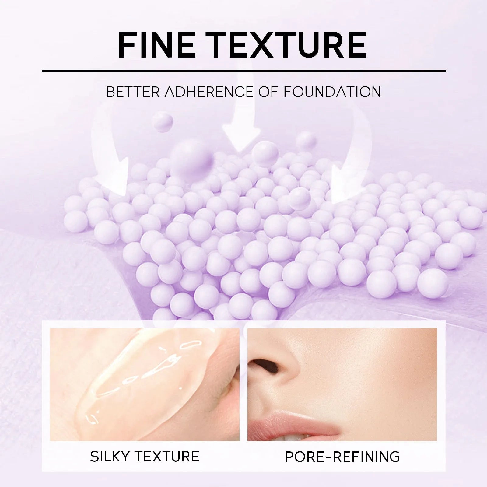30g moisturising makeup primer colour box with green, pink, and purple correcting shades