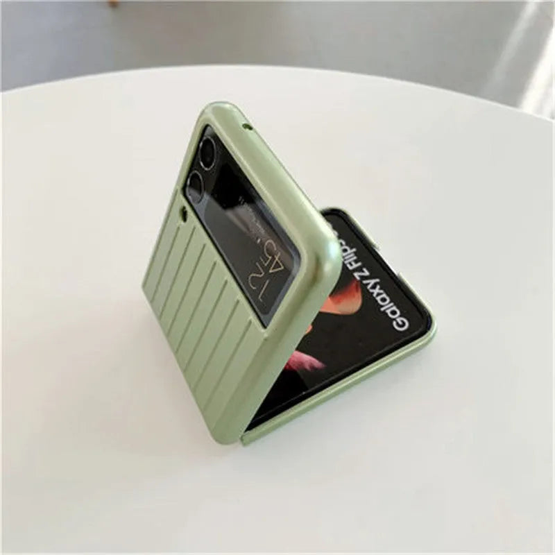 Ultra-thin flip phone case for Samsung Z Flip3 in various solid colours