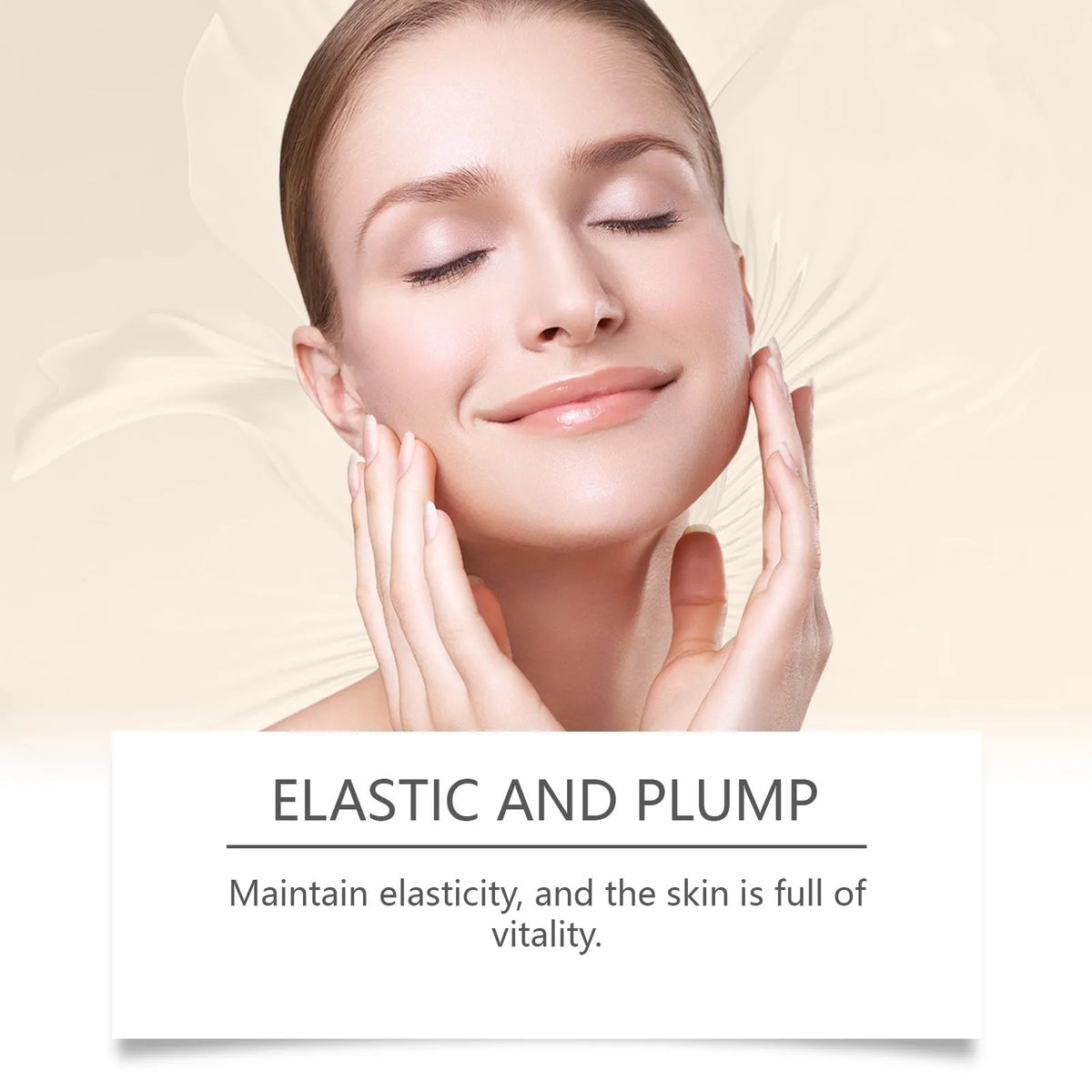 Collagen firming care solution 30ml bottle with hyaluronic acid