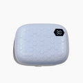 Automatic ultrasonic glasses cleaning machine in plastic housing with compact 85mm design