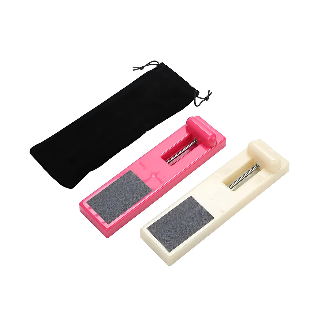 Pink ballet foot trainer showing flexible rotation mechanism for instep and toe strength training