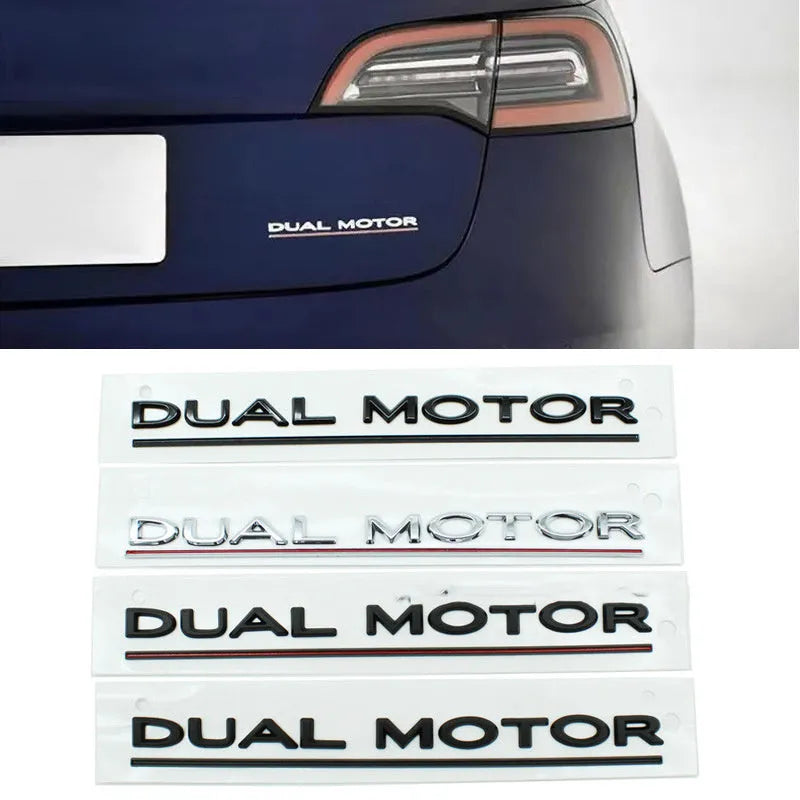 Tesla Model 3 performance English letter bumper sticker, 19cm by 3cm ABS plastic car modification label