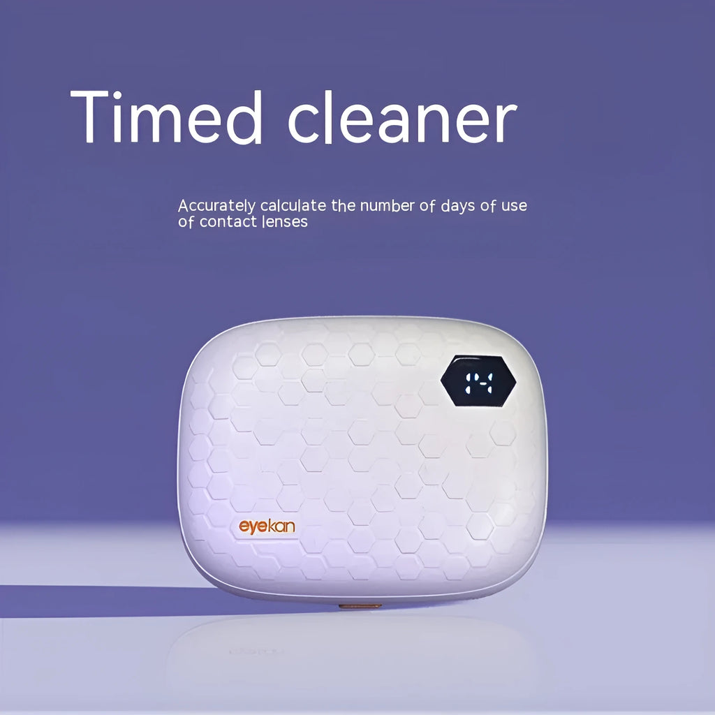 Automatic ultrasonic glasses cleaning machine in plastic housing with compact 85mm design