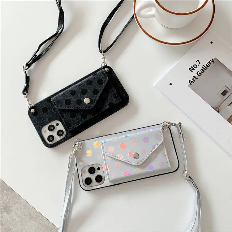 Diagonal wave pattern silicone iPhone case in black or white colour options showing textured back cover design