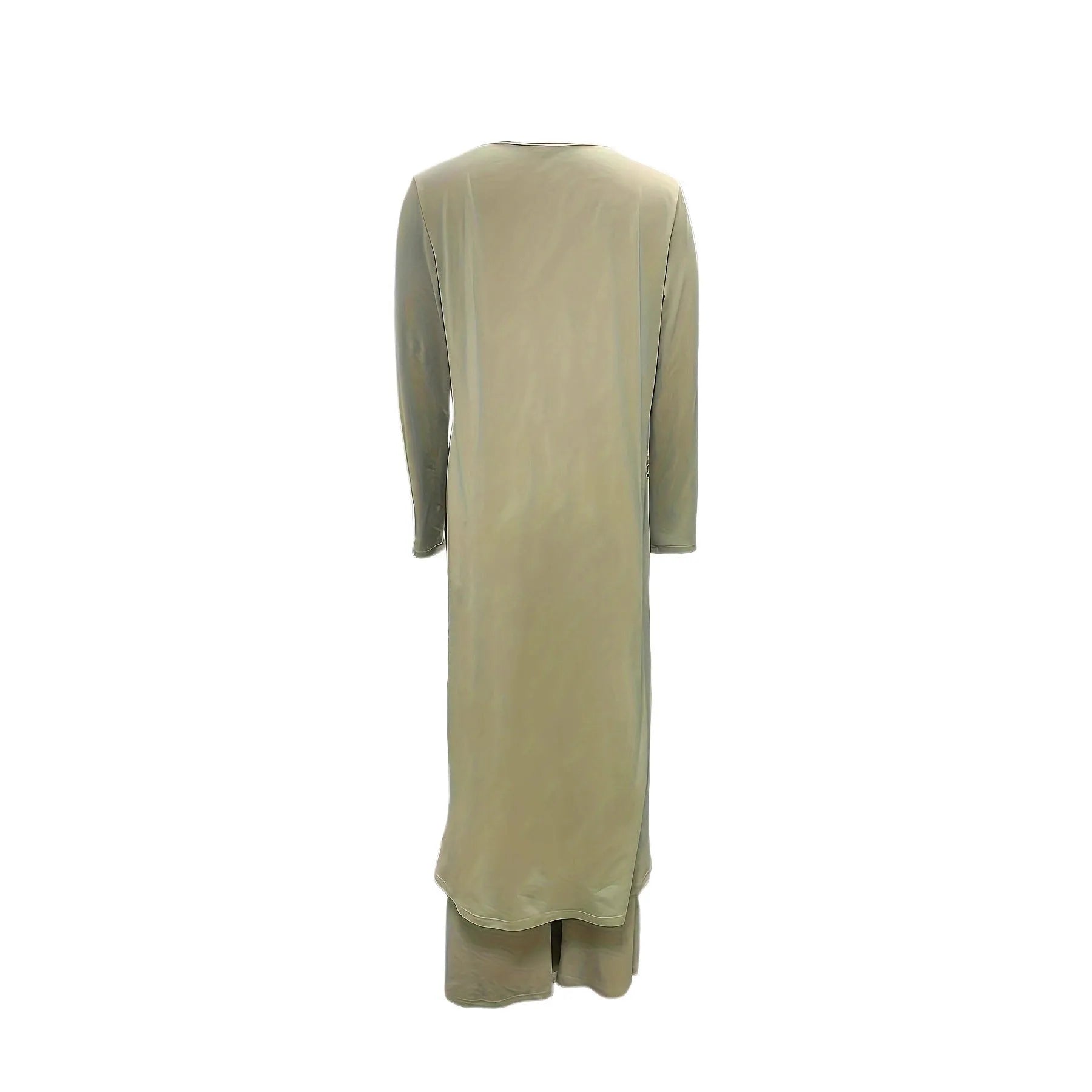 Women's black casual two-piece lounge set with long sleeves and matching trousers on a hanger