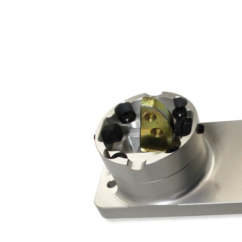 Silver aluminium alloy gear shift short lever for Horton trucks showing metallic finish and rod structure