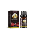 10ml bottle of chamomile essential oil for leg massage and skin care.