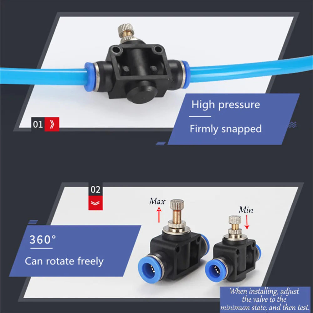 Turbo car explosive eye doll boost kit with pressure regulating valve and installation components