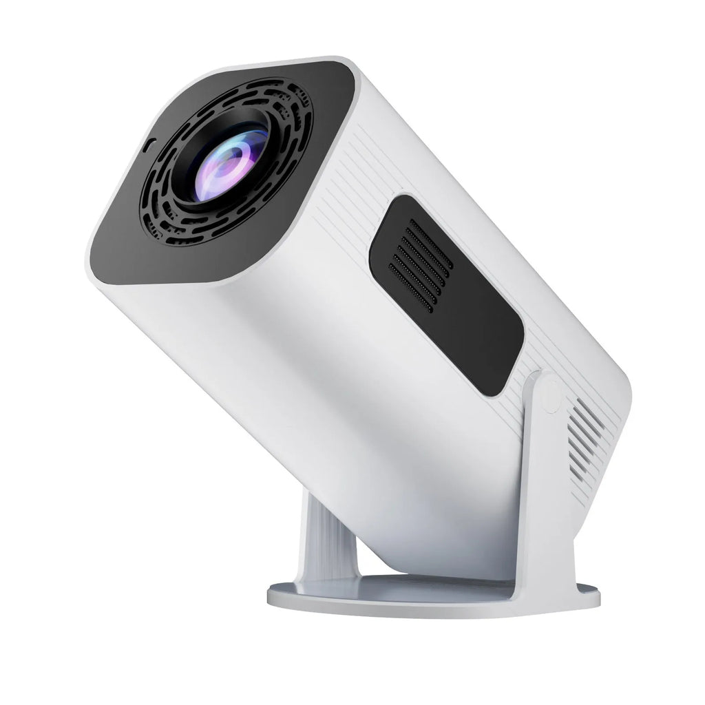 P330 portable mini projector in black or white colour with remote control and power cord