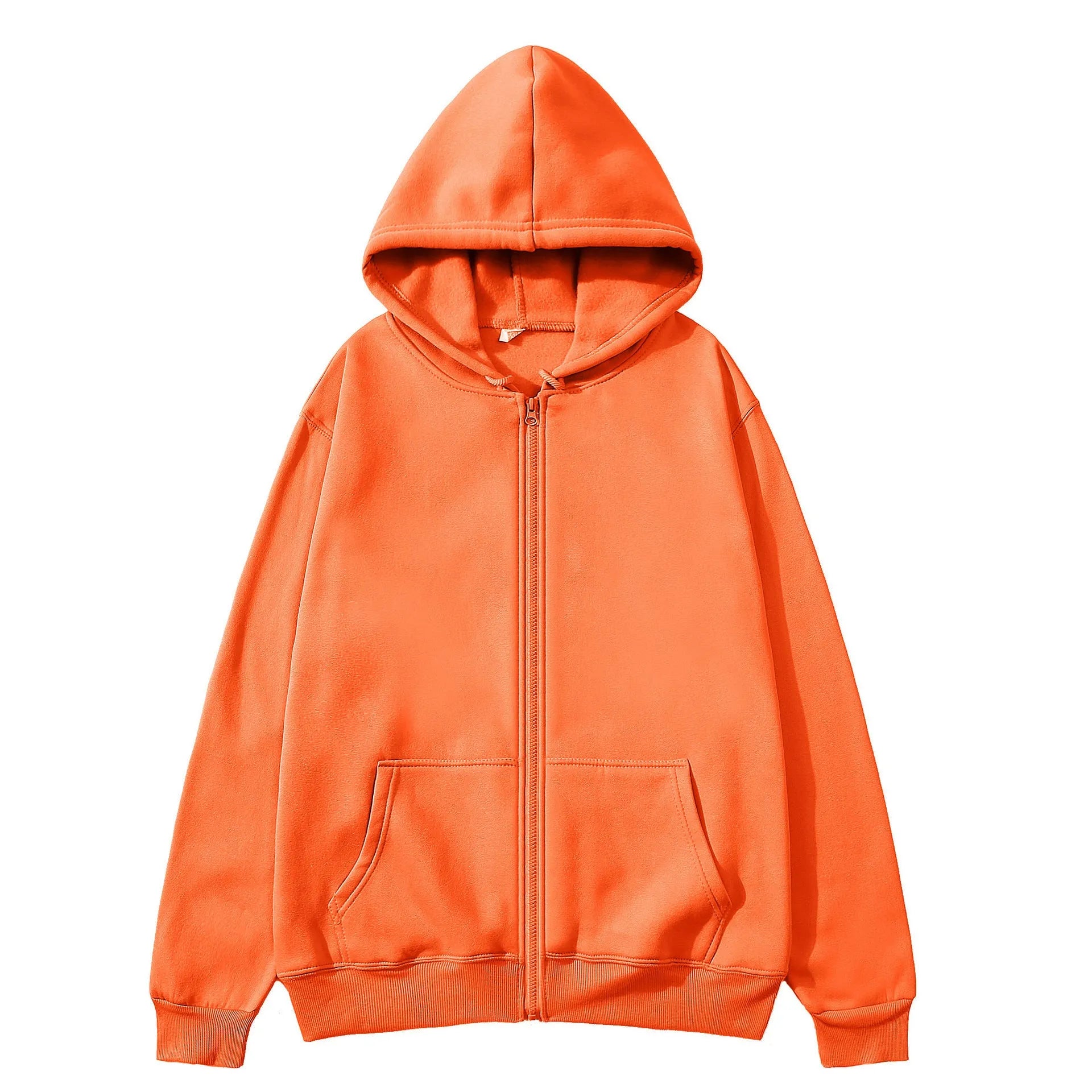 Men's solid colour loose fit zipper jacket for sports wear in polyester spandex fabric