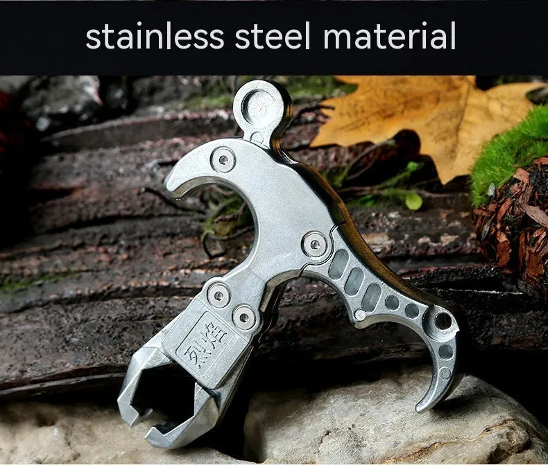 Zinc alloy archery release aid with two-axis adjustment and harpoon clip