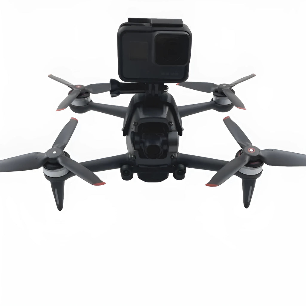 3D printed hard plastic expansion bracket with soft sponge padding for GoPro camera mounting