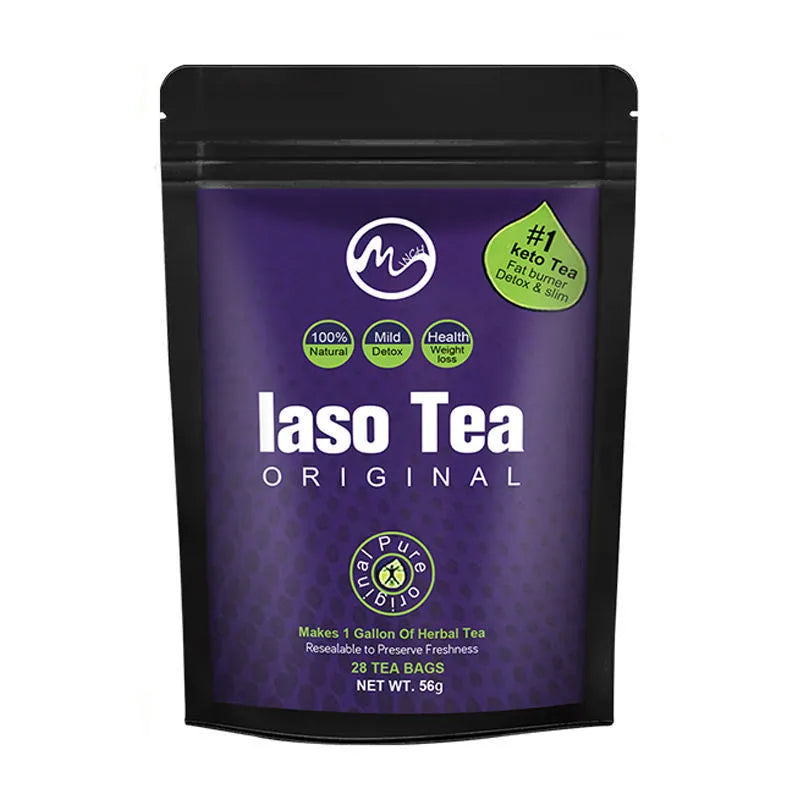 Single bag of sugar-free slimming tea for cold soaking preparation.