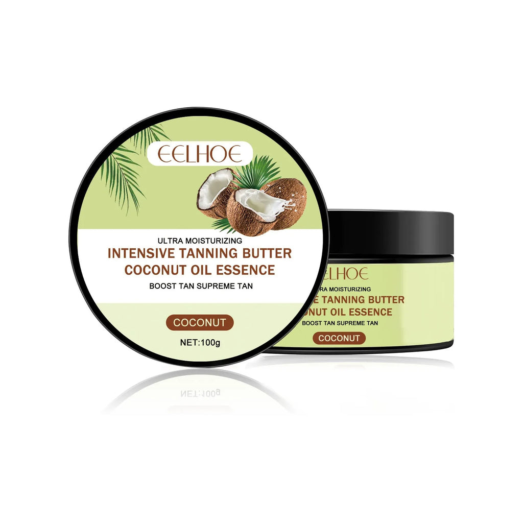 100g coconut hair blackening cream jar with radish seed oil and aloe extract for outdoor use