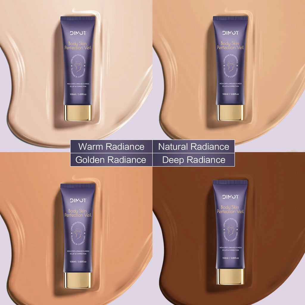 108ml tube of waterproof body concealer cream with an applicator brush for covering tattoos and birthmarks.