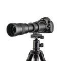 420-800mm manual zoom camera lens adapter with extended telephoto range and 67mm filter thread