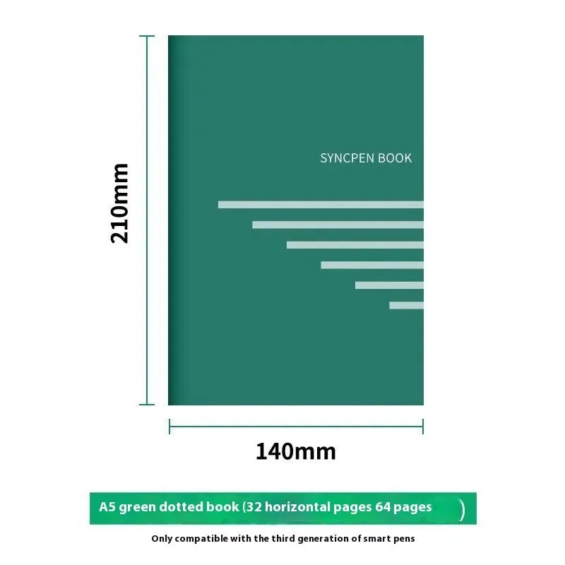 Loose spiral notebook refill with 64 pages, 6-hole punch pattern, and metal core mechanism for Zodiac Forest Paper binders