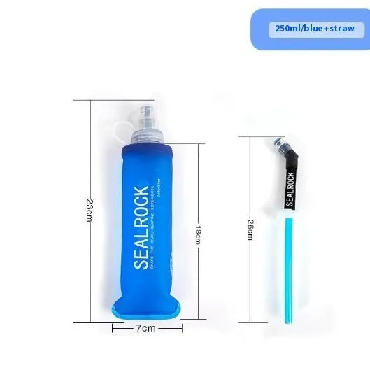 Plastic portable drinking straw for mountain climbing and biking with off-road rough styling
