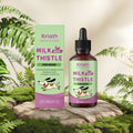 60ml bottle of dog nutrient solution with milk thistle extract, turmeric and omega-3 for digestive health